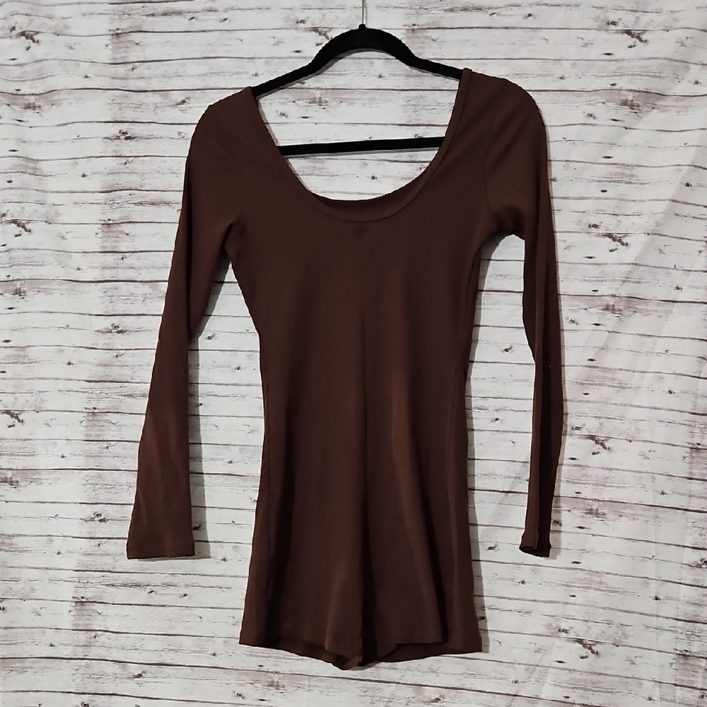 PINK Victoria's Secret Chocolate Brown Bodysuit - Picture 2 of 11
